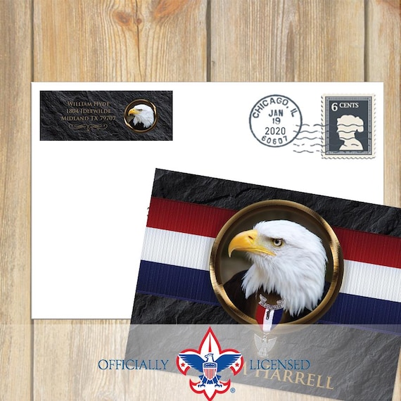 Return Address Labels, Eagle Scout, Customized, Eagle Scout Court of Honor, BSA0308