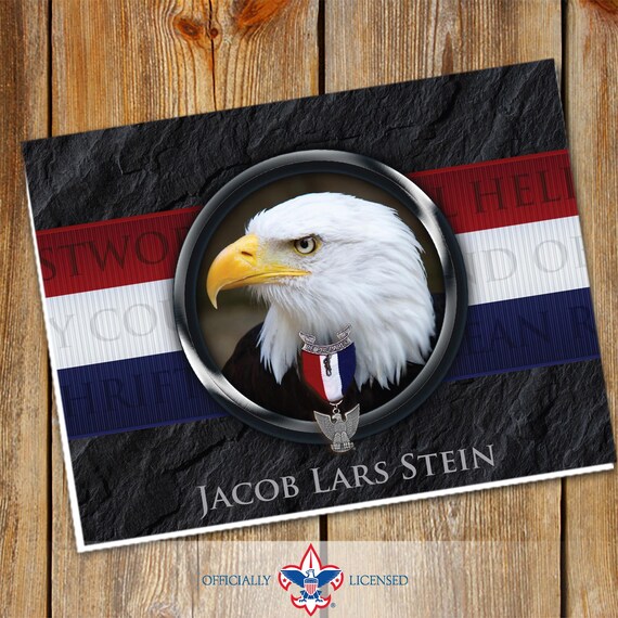 Thank You Cards, Eagle Scout, Customized, Court of Honor, BSA0502