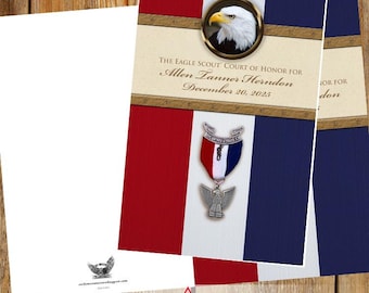 Integrity Program cover, Eagle Scout court of honor program cover, Scouting America program, Court of Honor, BSA0403