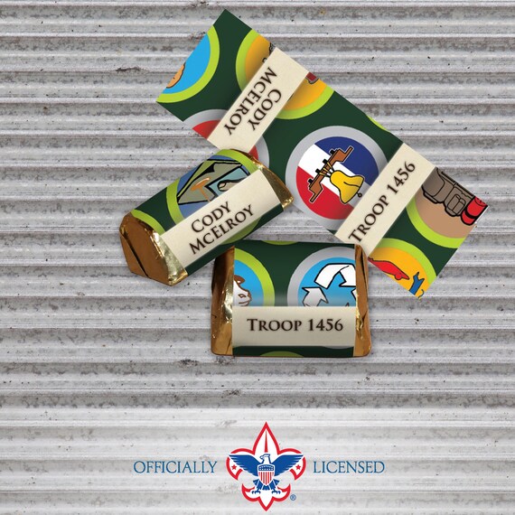 Nugget Wrapper, Eagle Scout, Customized, Merit Badge, BSA1307
