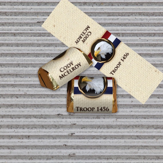 Nugget Wrapper, Eagle Scout, Customized, Eagle Scout Court of Honor, BS0407
