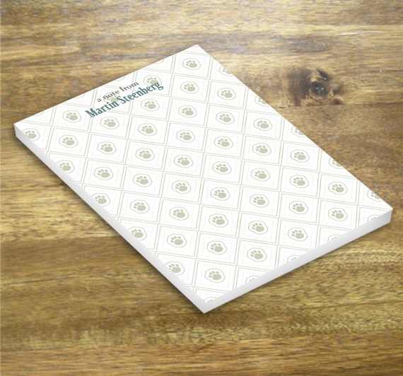 personalized notepad, kitten notepad, puppy notepad, customized kitten notepad, custom puppy notepad, BLP1209