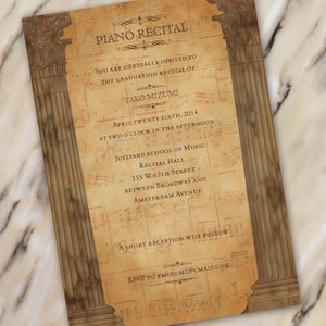 Piano Recital Program, Graduation Recital, Piano Recital, Dance Recital ...