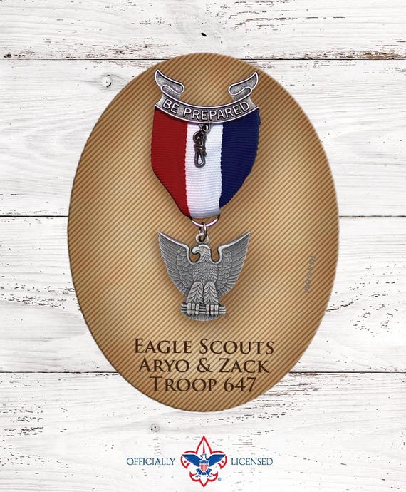 Eagle Medal stickers, custom stickers, BSA3814