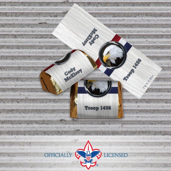 ScoutsHonor Nugget Wrapper, Eagle Scout, Customized, Eagle Scout Court of Honor, BSA0707