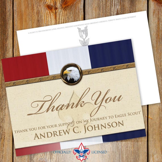 Postcard, Eagle Scout Postcard, Eagle Scout, Customized, Court of Honor, BSA0413
