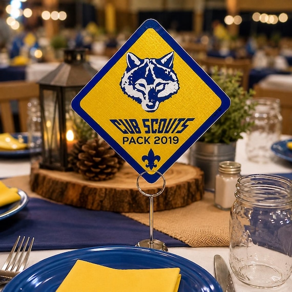 Cub Scout centerpiece, Cub Scouts, Customized BSA