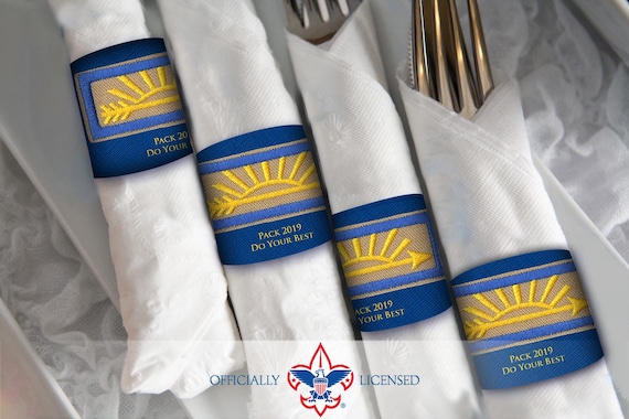 Arrow of Light Napkin Ring, Cub Scout Napkin Ring, Customized, BSA4315C