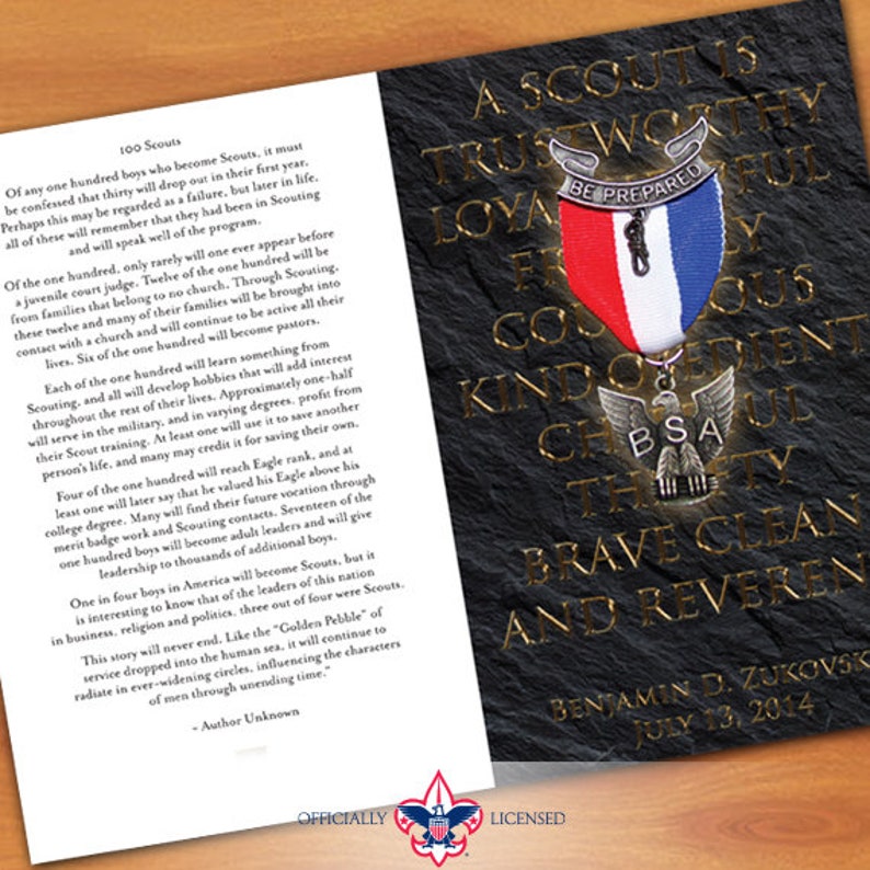 Program Cover Eagle Scout Court of Honor Program Cover Boy | Etsy