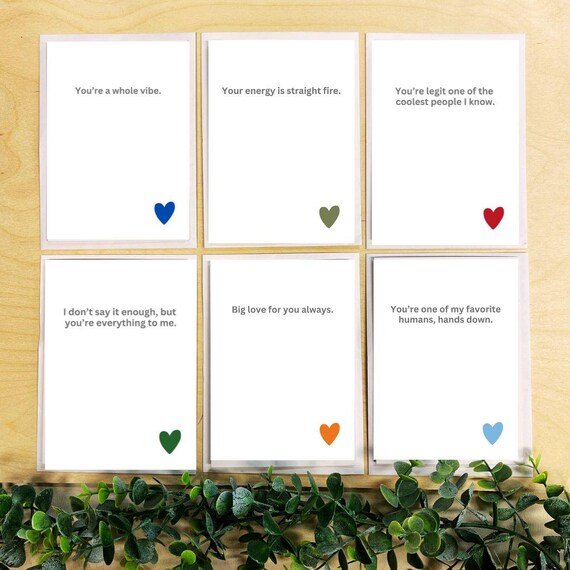 Funny, Relatable Valentine's Day Cards for Teen Boys, Hilarious Friendship Notecards, Sweet & Cool Valentines, Laugh-Out-Loud Love Cards