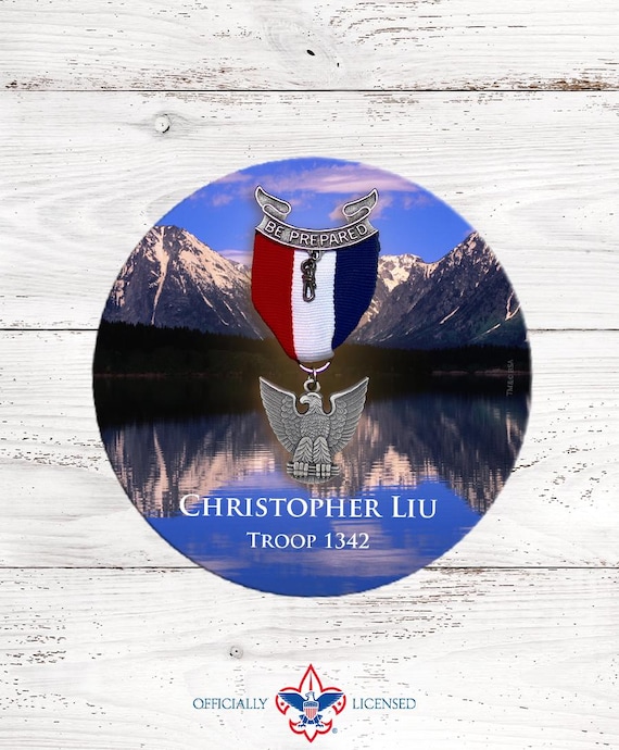 Tetons Eagle Scout Stickers, Court of Honor, custom stickers, BSA0614A