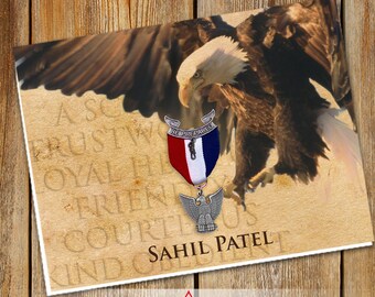 Thank You Cards, Eagle Scout, Customized, Court of Honor, BSA0202