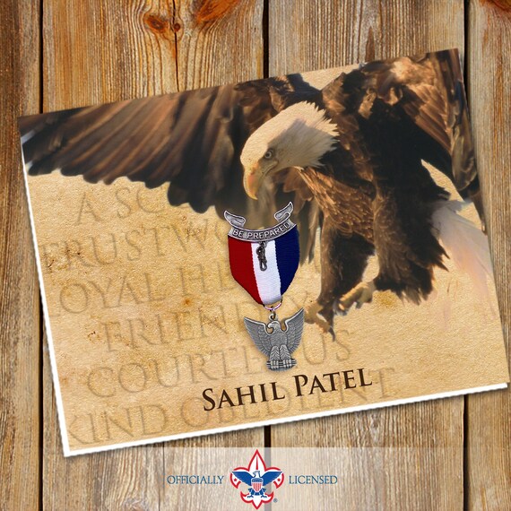 Thank You Cards, Eagle Scout, Customized, Court of Honor, BSA0202