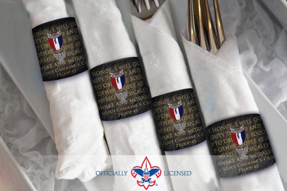 GraniteOath Napkin Ring, Customized, Eagle Scout Court of Honor, BSA0115