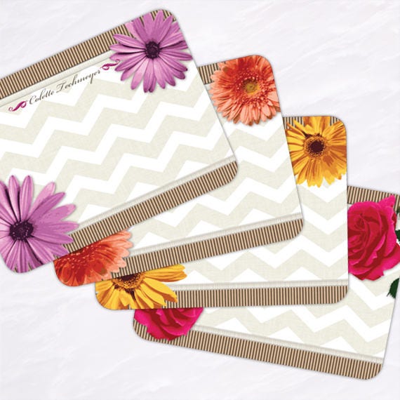 personalized notecards, notecard set, chevron cards, girlfriend gift, personalized stationery, teacher appreciation, teacher gift, NSset3