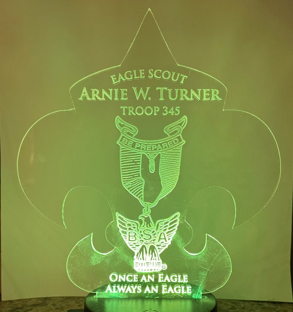 Eagle Scout Lighted Celebration, BSA advancement, Court of Honor, Customized, BSA, BSA1454
