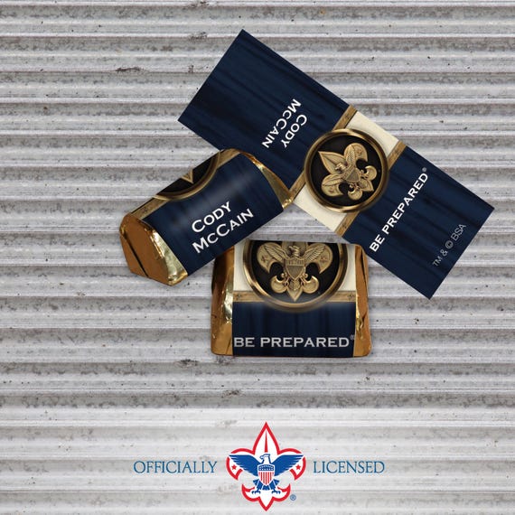 Nugget Wrapper, Eagle Scout, Customized, Eagle Scout Court of Honor, BSA0907