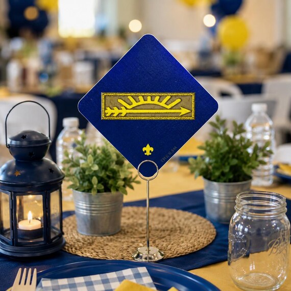 Cub Scout centerpiece, Arrow of Light, Cub Scouts, Customized BSA