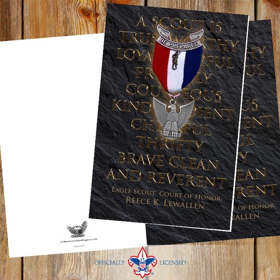 Program cover, Eagle Scout court of honor program cover, Scouting America program, Court of Honor, BSA, BSA0103