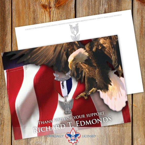 Postcard, Eagle Scout Postcard, Eagle Scout, Customized, Court of Honor, BSA0813