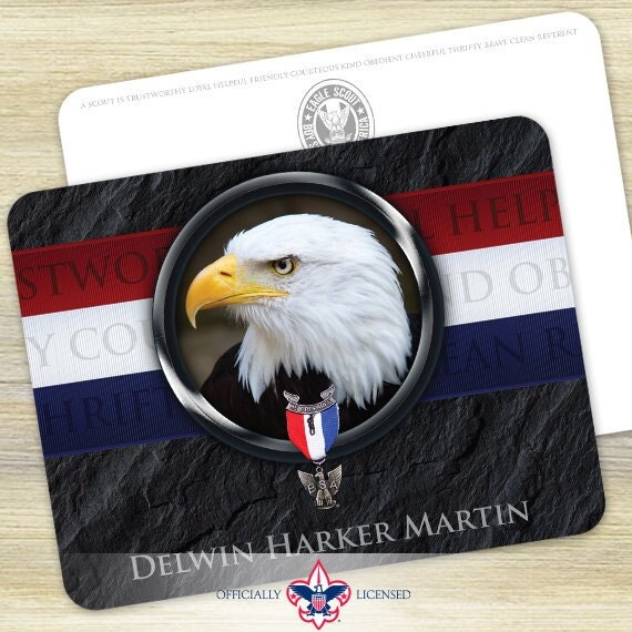 Thank You Cards, Eagle Scout, Customized, Court of Honor, BSA0512