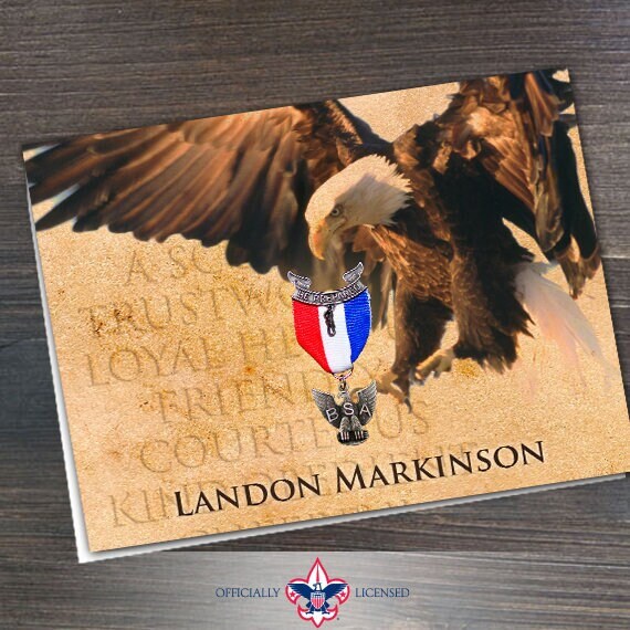 Thank You Cards, Eagle Scout, Customized, Court of Honor, BSA0202