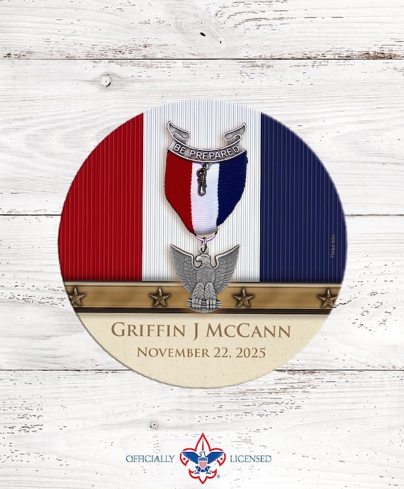 Integrity Eagle Scout Stickers, Court of Honor, custom Stickers, BSA0414A