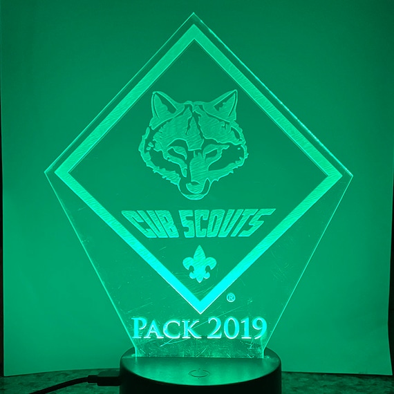 Cub Scout Lighted Celebration, Webelos, Pack Meeting, Customized, BSA, BSA1451