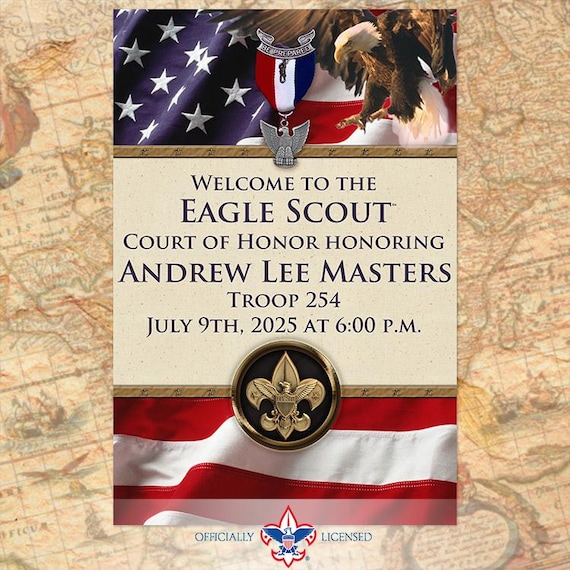 Citizenship Eagle Scout Welcome poster 18"x24" BSA0821B
