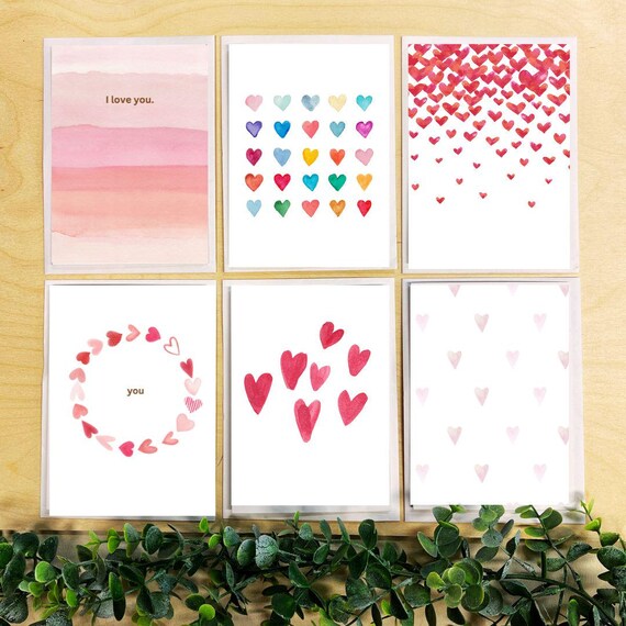 Thoughtful & Cute Valentine's Day Cards for Everyone, Heartfelt Friendship Notecards, Best Friends Valentines, Sweet Love Cards for All
