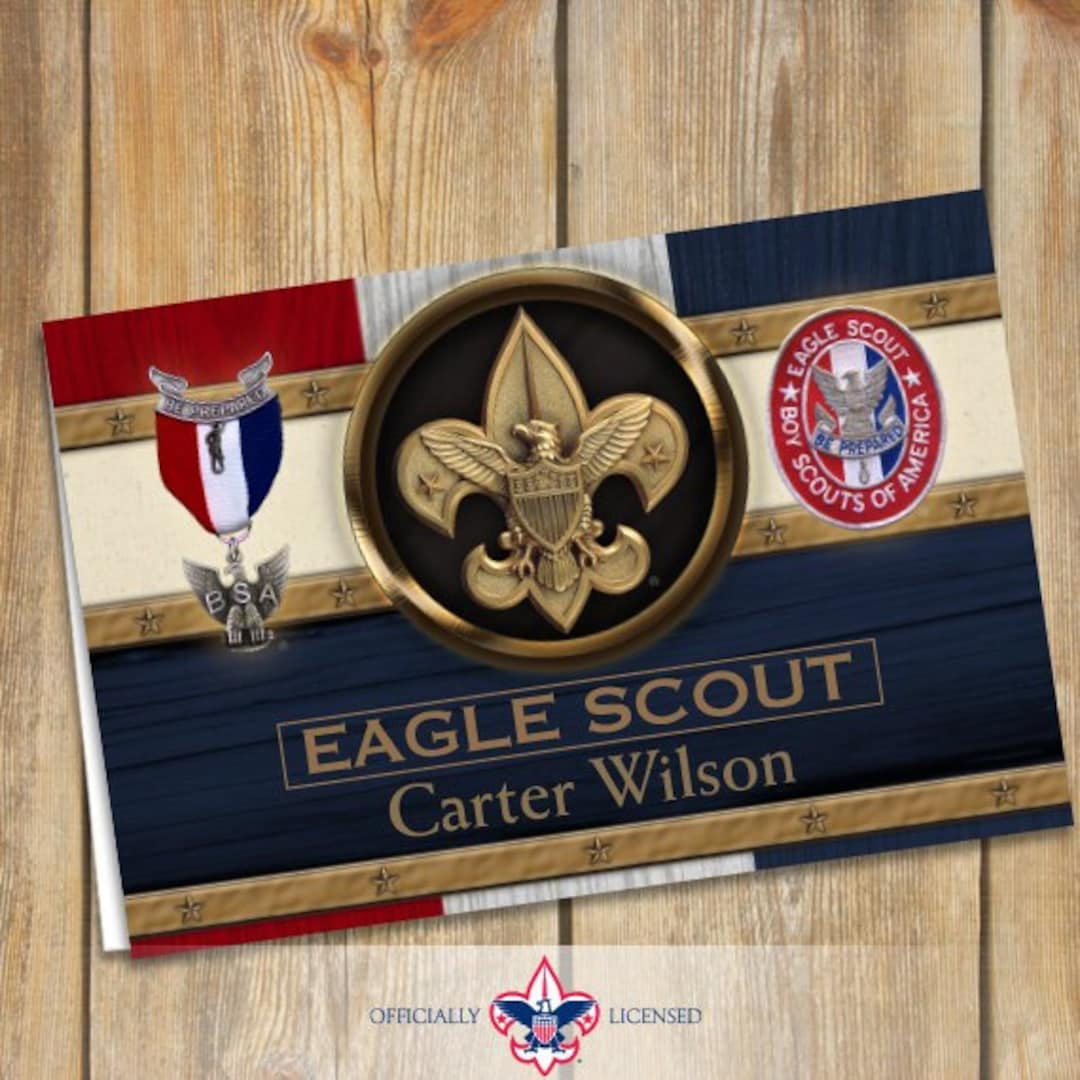 Thank You Cards, Eagle Scout, Customized, Court of Honor, BSA0902B - Etsy