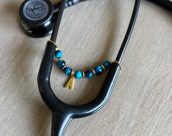LIMITED EDITION Custom Stethoscope Name Charms -- Personalized Medical ID Gift for Healthcare Workers