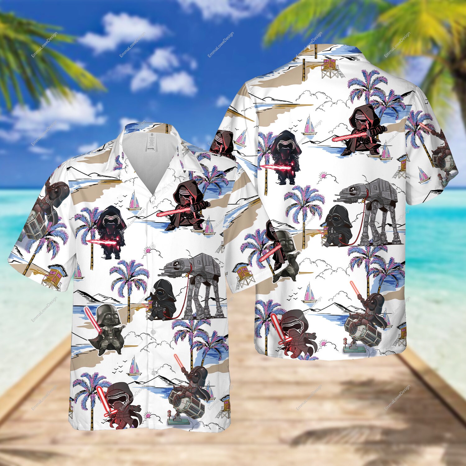 darth vader aloha hawaiian shirt