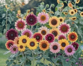 Multicolor Sonnenblumenkerne - Gartenblume