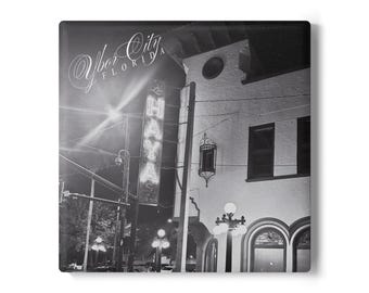 Ybor City Hayas Corner Night Ceramic Coaster