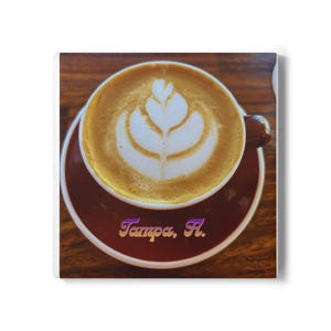Ybor City Ceramic Coaster | Tampa Bay Florida Home Decor