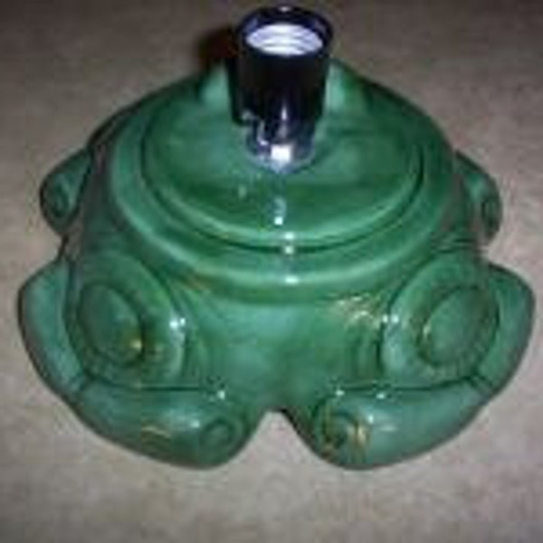 Ceramic christmas tree base with light kit etsy