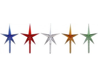 1 large ceramic Christmas star choose color