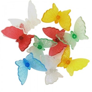 25 butterfly ceramic Christmas tree lights