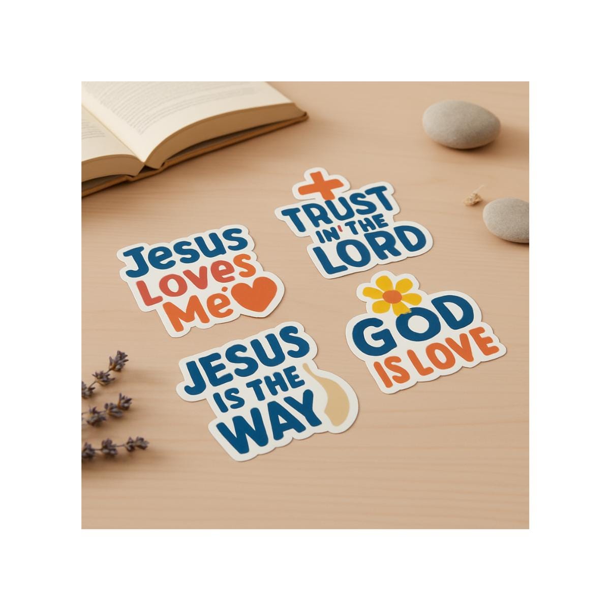 Christian Sticker Pack - Etsy