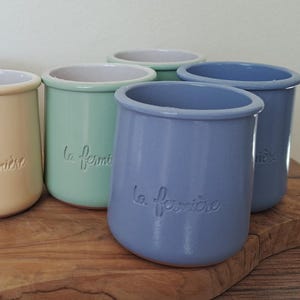 La Fermiere Terracotta Pot – French Yogurt Jar, Home Decor
