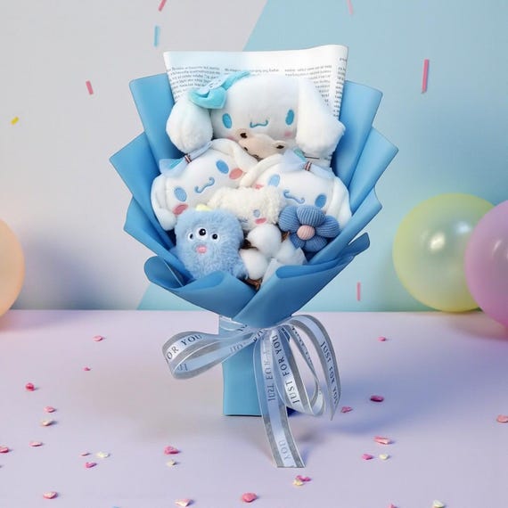 Cinnamoroll Plush Bouquet – Kawaii Sanrio Inspired Gift (36cm)