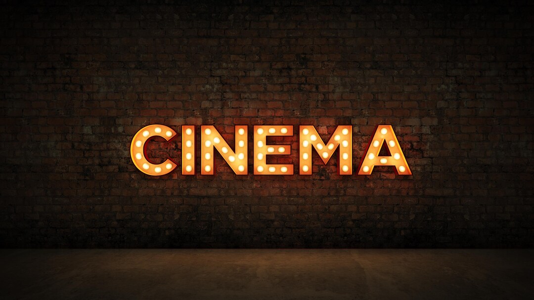 Custom LED Marquee Letter Sign, Cinema Style, Light up Wall Decor - Etsy