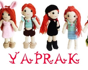 PATTERN : Yaprak the girl with changeable clothes