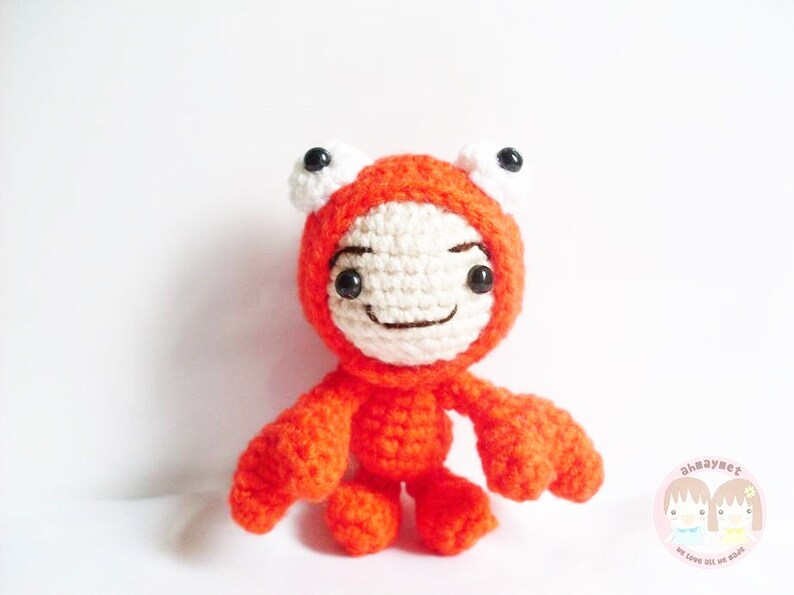 AMIGURUMI PATTERN : Cancer The Cutiest Signs of Zodiac Amigurumi Collection image 1