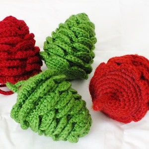 PATTERN : Colorful Pine Cone for Decoration amigurumi tutorials image 3