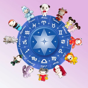 AMIGURUMI PATTERN : The Cutiest Signs of Zodiac Collection image 1