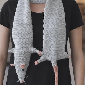 Digital Download Rat Scarf Crochet Pattern