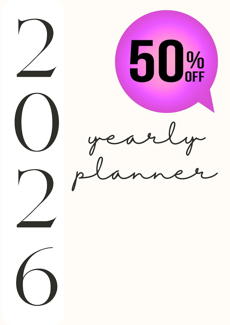 2026 Calendar, Printable, Digital Download, Minimalist Planner, to Do ...