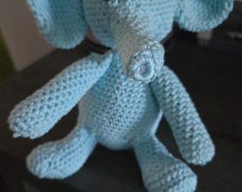 Handmade Crocheted Elephant